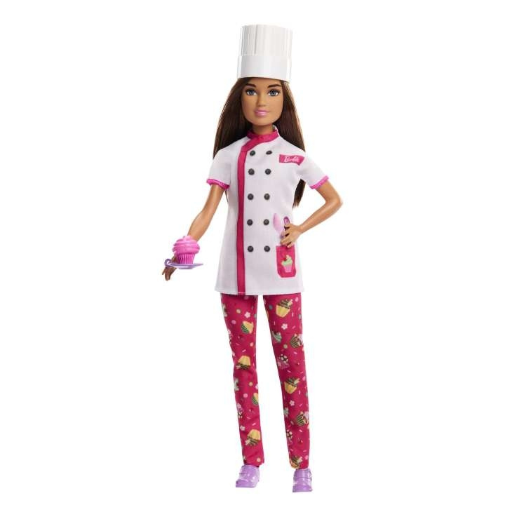 Barbie Carrière Banketbakker Pop (HKT67) in de groep SPEELGOED, KINDER- & BABYPRODUCTEN / Speelgoed / Docks & Accessoires bij TP E-commerce Nordic AB (D08918)