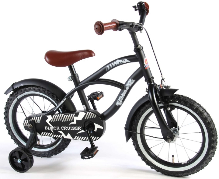 Volare Kinderfiets 14\'\' - Zwarte Cruiser (41401) in de groep SPEELGOED, KINDER- & BABYPRODUCTEN / Buitenspeelgoed / Fietsen & Steppen bij TP E-commerce Nordic AB (D08933)