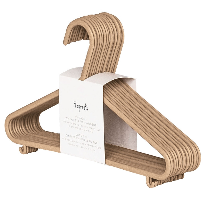 3 Sprouts Tarwe Strohanger - Bruin - 20,5 x 29 cm in de groep HUISHOUDEN & TUIN / Interieur / Opslag bij TP E-commerce Nordic AB (D08975)