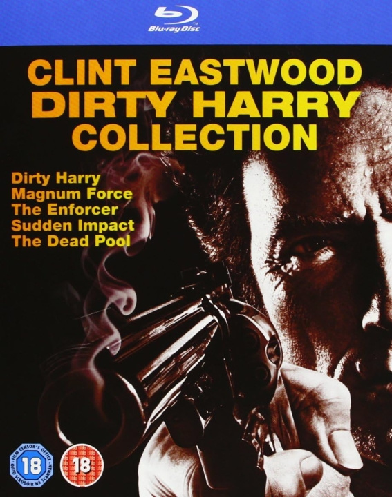 Clint Eastwood Dirty Harry Collection (5 Films) Blu-Ray in de groep HOME ELECTRONICS / Audio & Beeld / TV & Accessoires / Films / Blu-ray bij TP E-commerce Nordic AB (D08981)