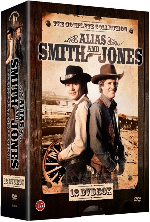 Alias Smith & Jones - Complete Collection (12-disc) - DVD in de groep HOME ELECTRONICS / Audio & Beeld / TV & Accessoires / Films / DVD bij TP E-commerce Nordic AB (D08997)