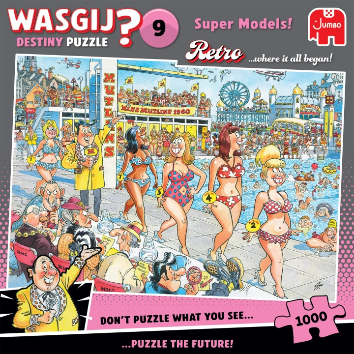 Wasgij Retro Destiny - #9 Supermodellen! (1000 stukjes) (1110100503) in de groep SPORT, VRIJE TIJD & HOBBY / Hobby / Puzzel bij TP E-commerce Nordic AB (D09022)