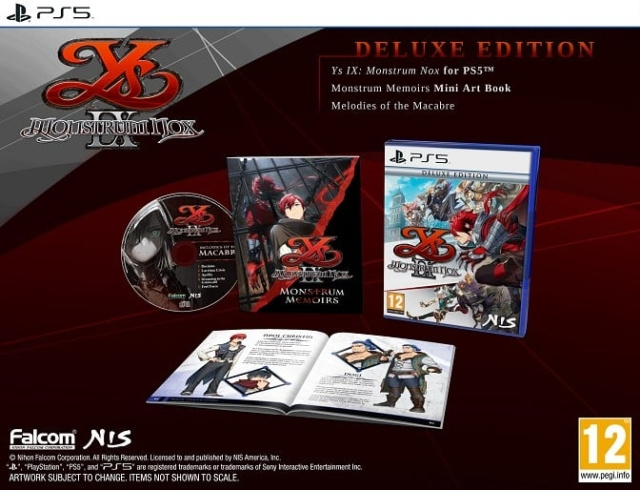 Ys IX: Monstrum Nox (Deluxe Edition) (PS5) in de groep HOME ELECTRONICS / Spelconsoles en accessoires / Sony PlayStation 5 / Spel bij TP E-commerce Nordic AB (D09025)