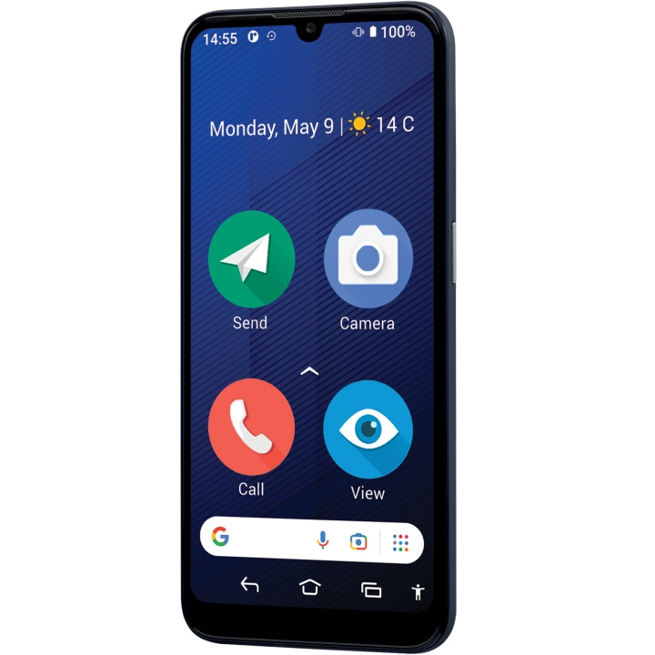 Doro 8210 4G Smartphone Dark Blue in de groep SMARTPHONE & TABLETS / Mobiele telefoons & smartphones bij TP E-commerce Nordic AB (D09076)