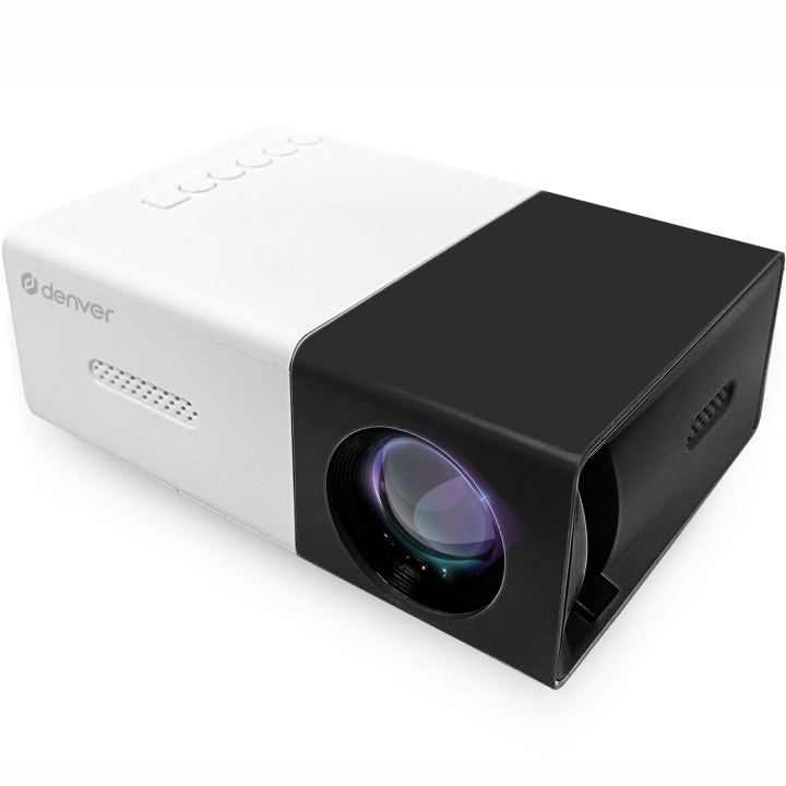 Denver Mini Projector with HDMI, USB-C and MicroSD card reader in de groep HOME ELECTRONICS / Audio & Beeld / Thuisbioscoop, Hifi en Draagbaar / Projectoren & Accessoires bij TP E-commerce Nordic AB (D09104)