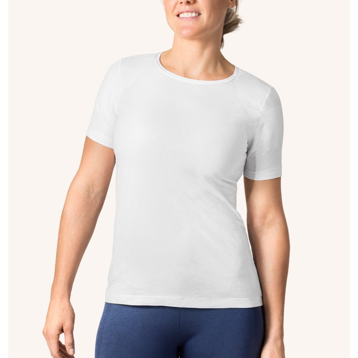 SWEDISH POSTURE T-shirt Dam Alignment Bomull Vit XS in de groep SPORT, VRIJE TIJD & HOBBY / Accessoires / T-shirts bij TP E-commerce Nordic AB (D09229)