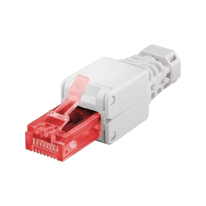 North RJ45 Kontakt för Cat6 kabel 2pack 8p8c in de groep COMPUTERS & RANDAPPARATUUR / Computerkabels / Netwerkkabels bij TP E-commerce Nordic AB (D09261)