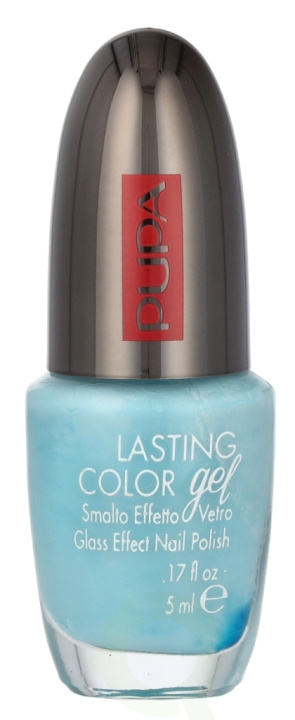 Pupa Milano Pupa Lasting Color Gel Glass Effect Nail Polish 5 ml #077 Bubble Blue in de groep BEAUTY & HEALTH / Manicure/pedicure / Nagellak bij TP E-commerce Nordic AB (D09293)