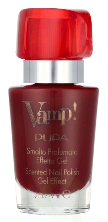 Pupa Milano Pupa Vamp! Scented Nail Polish 9 ml #205 Exotic Red in de groep BEAUTY & HEALTH / Manicure/pedicure / Nagellak bij TP E-commerce Nordic AB (D09296)