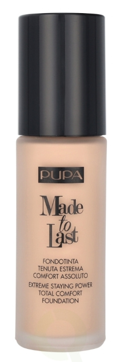 Pupa Milano Pupa Made To Last Total Comfort Foundation SPF10 30 ml #030 Natural Beige in de groep BEAUTY & HEALTH / Makeup / Make-up gezicht / Foundation bij TP E-commerce Nordic AB (D09319)