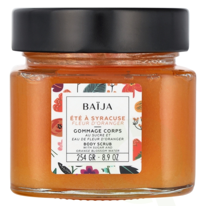 Baija Paris Baija Ete A Syracuse Body Scrub 254 g Orange Blossom in de groep BEAUTY & HEALTH / Huidsverzorging / Gezicht / Scrub / Peeling bij TP E-commerce Nordic AB (D09384)