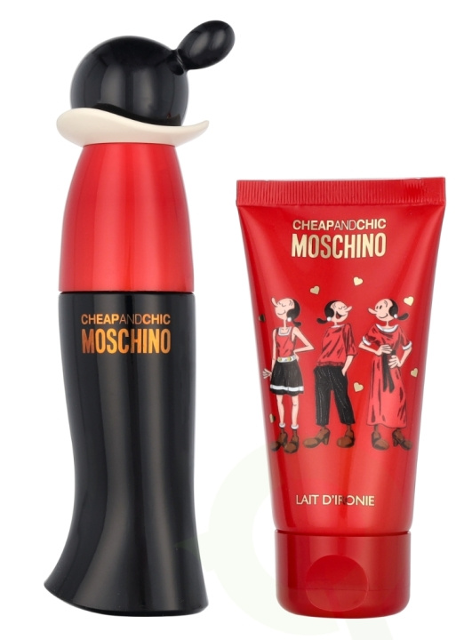 Moschino Cheap & Chic Giftset 80 ml Edt Spray 30ml/Body Lotion 50ml in de groep BEAUTY & HEALTH / Cadeausets / Cadeausets voor haar bij TP E-commerce Nordic AB (D09385)