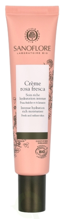 Sanoflore Rosa Fresca Intense Hydration Rich Moisturiser 40 ml in de groep BEAUTY & HEALTH / Huidsverzorging / Gezicht / Dagcrème bij TP E-commerce Nordic AB (D09396)