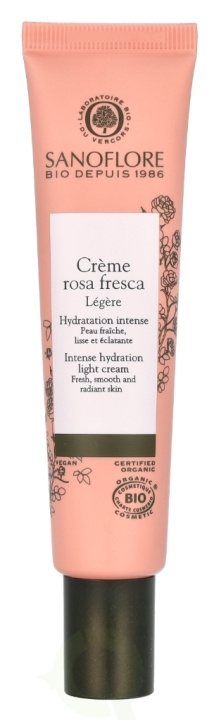 Sanoflore Rosa Fresca Intense Hydration Light Moisturiser 40 ml in de groep BEAUTY & HEALTH / Huidsverzorging / Gezicht / Gezichtscrèmes bij TP E-commerce Nordic AB (D09397)