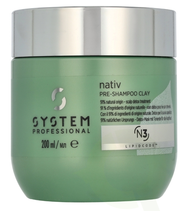 Wella System P. - Nativ Pre-Shampoo Clay N3 200 ml in de groep BEAUTY & HEALTH / Haar & Styling / Haarverzorging / Shampoo bij TP E-commerce Nordic AB (D09411)