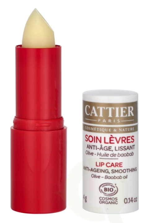 Cattier Lip Care - Anti-ageing 4 g Olive - Boobab Oil in de groep BEAUTY & HEALTH / Makeup / Lippen / Lippenbalsem bij TP E-commerce Nordic AB (D09454)