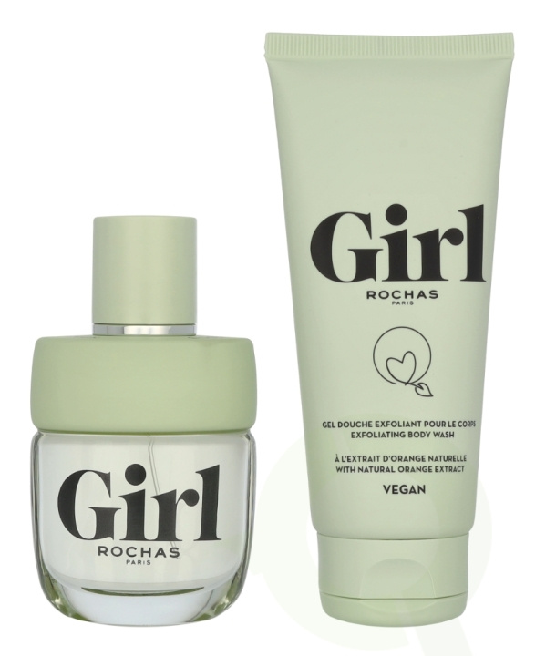 Rochas Girl Giftset 160 ml Edt Spray 60ml/Exfoliating Body Wash 100ml in de groep BEAUTY & HEALTH / Cadeausets / Cadeausets voor haar bij TP E-commerce Nordic AB (D09474)