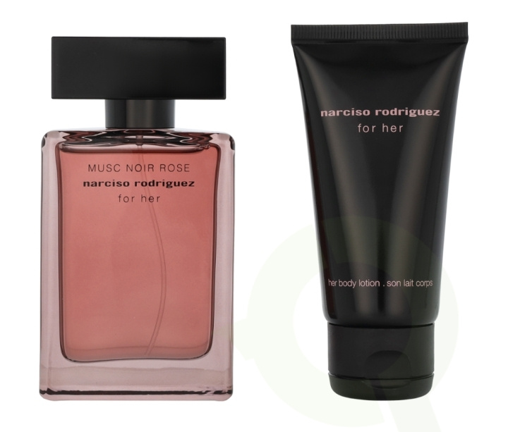 Narciso Rodriguez Musc Noir Rose For Her Giftset 100 ml Edp Spray 50ml/Body Lotion 50ml in de groep BEAUTY & HEALTH / Cadeausets / Cadeausets voor haar bij TP E-commerce Nordic AB (D09475)