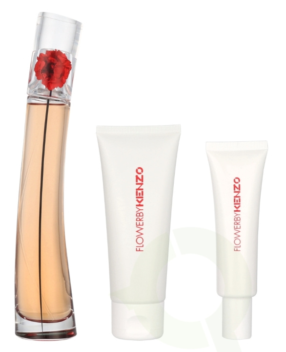 Kenzo Flower By Kenzo Giftset 145 ml Edp Spray 50ml/Body Cream 75ml/Hand Cream 20ml in de groep BEAUTY & HEALTH / Cadeausets / Cadeausets voor haar bij TP E-commerce Nordic AB (D09489)