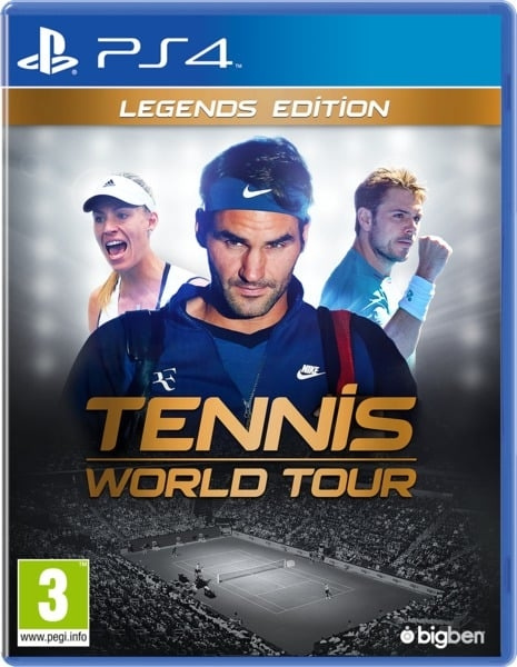 Tennis World Tour: Legends Edition (ENG/IT) (PS4) in de groep HOME ELECTRONICS / Spelconsoles en accessoires / Sony PlayStation 4 / Spel bij TP E-commerce Nordic AB (D09687)