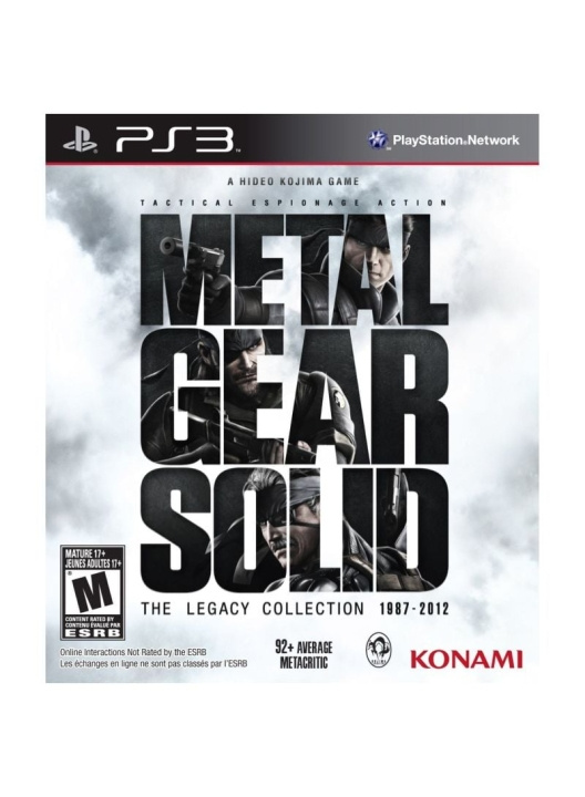 Metal Gear Solid: The Legacy Collection (Import) (PS3) in de groep HOME ELECTRONICS / Spelconsoles en accessoires / Sony PlayStation 3 bij TP E-commerce Nordic AB (D09922)