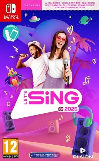 Let\'s Sing 2025 (Switch) in de groep HOME ELECTRONICS / Spelconsoles en accessoires / Nintendo Switch / Games bij TP E-commerce Nordic AB (D10106)