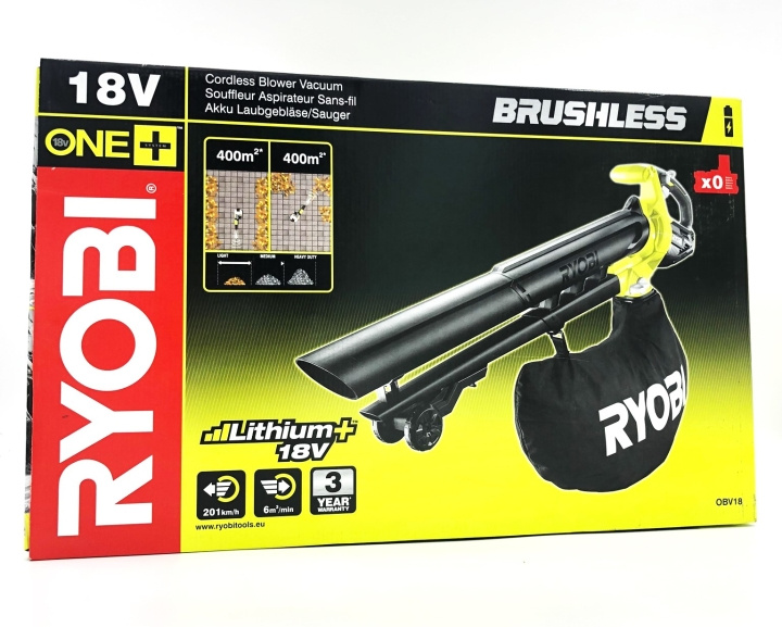 Ryobi One+ OBL18JB Leaf blower Electric No battery in de groep HUISHOUDEN & TUIN / Tuinproducten / Tuingereedschap bij TP E-commerce Nordic AB (D10128)