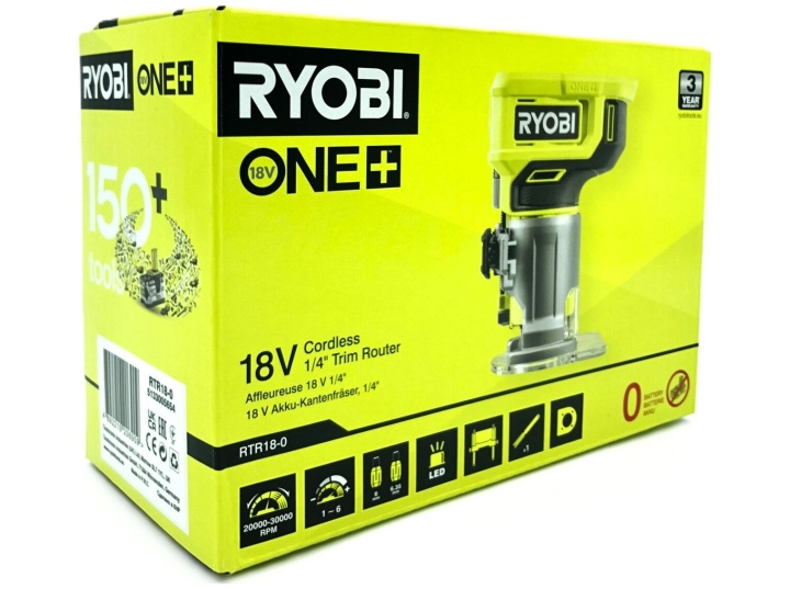 HAND MILL RYOBI RTR18-0 ONE+ 18V WITHOUT BATTERY in de groep HUISHOUDEN & TUIN / Gereedschap / Overig Elektrisch Gereedschap bij TP E-commerce Nordic AB (D10131)