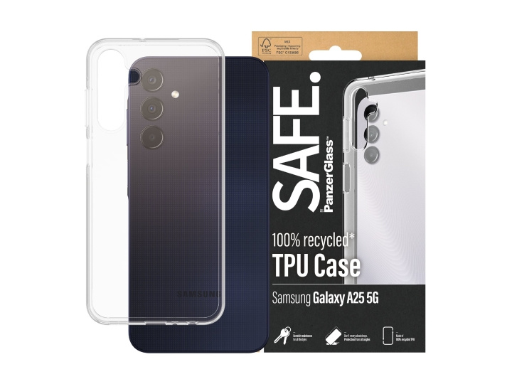 PanzerGlass SAFE. by PanzerGlass Shell Samsung Galaxy A25, Transparent in de groep SMARTPHONE & TABLETS / Mobielbescherming / Samsung bij TP E-commerce Nordic AB (D10136)