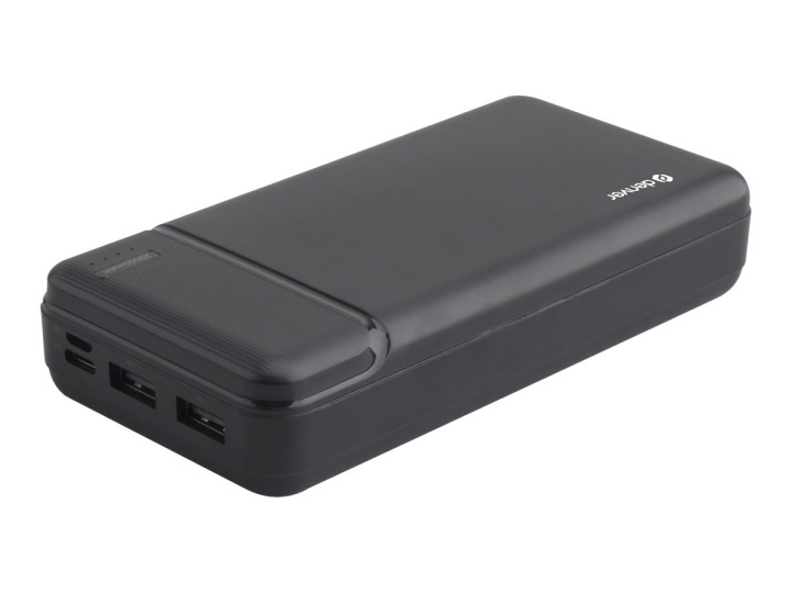 Denver PBS-20007 Powerbank 20000mAh Black in de groep SMARTPHONE & TABLETS / Opladers & Kabels / Powerbanks bij TP E-commerce Nordic AB (D10143)