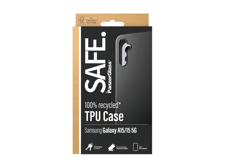 PanzerGlass SAFE. by PanzerGlass Shell to Samsung Galaxy A15, A15 5G, Black in de groep SMARTPHONE & TABLETS / Mobielbescherming / Samsung bij TP E-commerce Nordic AB (D10150)