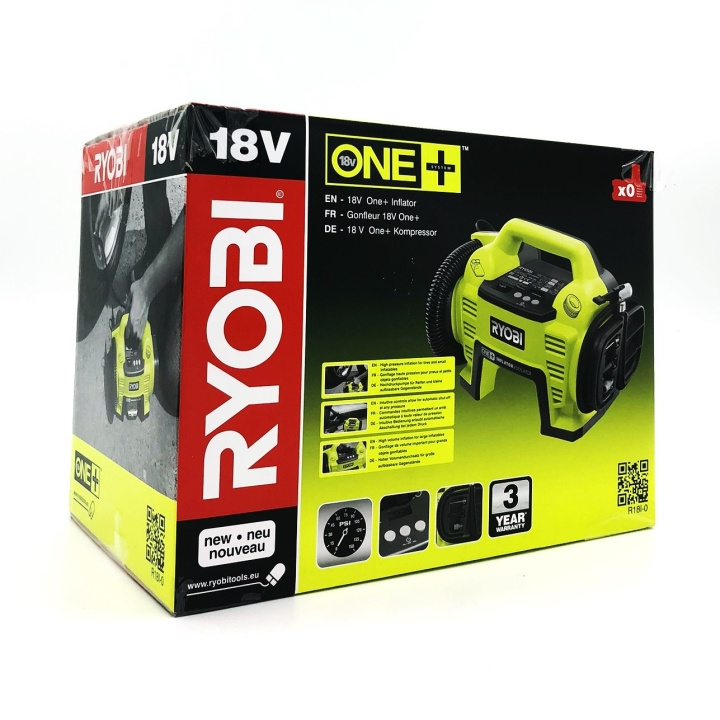 Ryobi One+ R18I-0 Air Compressor no battery in de groep HUISHOUDEN & TUIN / Gereedschap / Overig Elektrisch Gereedschap bij TP E-commerce Nordic AB (D10157)