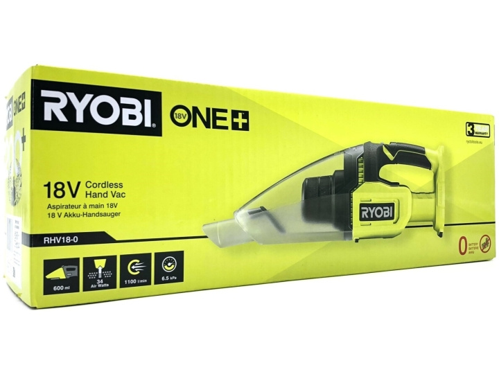 Ryobi ONE+ RHV18-0 Handheld Vacuum Cleaner No battery in de groep HUISHOUDEN & TUIN / Schoonmaakproducten / Stofzuigers & Accessoires / Handstofzuigers bij TP E-commerce Nordic AB (D10165)