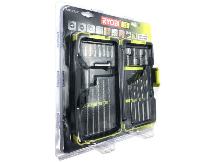 Ryobi RAK30MIX Screwdriver and Drill Set Drill in de groep HUISHOUDEN & TUIN / Gereedschap / Overig gereedschap & Accessoires bij TP E-commerce Nordic AB (D10166)