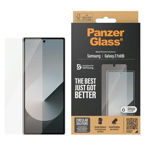 PanzerGlass Screen Protector to Galaxy Z Fold6 Classic Fit in de groep SMARTPHONE & TABLETS / Mobielbescherming / Samsung bij TP E-commerce Nordic AB (D10198)