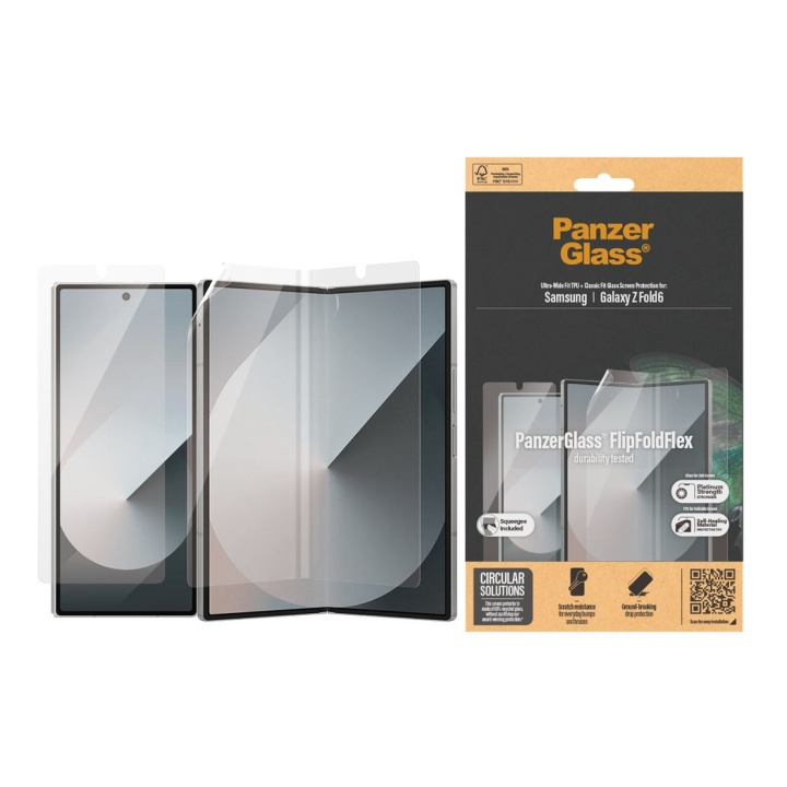 PanzerGlass Flipfoldflex Screen Protector Samsung Galaxy Z Fold6 Glass & Film in de groep SMARTPHONE & TABLETS / Mobielbescherming / Samsung bij TP E-commerce Nordic AB (D10199)