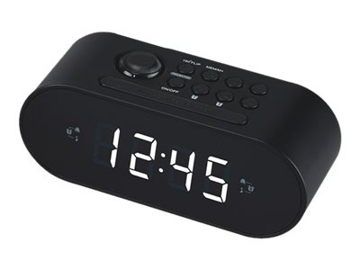 Denver CRP-717 Clock Radio Black in de groep HUISHOUDEN & TUIN / Horloges & Tellers / Wekkers bij TP E-commerce Nordic AB (D10218)