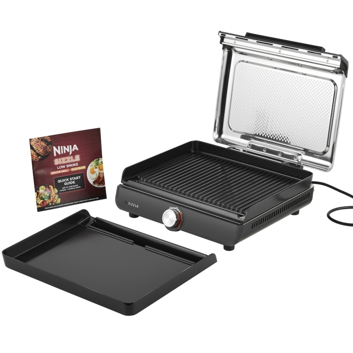 Ninja GR101EU Sizzle Griddle & Grill 1450W Zwart in de groep HUISHOUDEN & TUIN / Tuinproducten / Barbecue & Accessoires bij TP E-commerce Nordic AB (D10219)