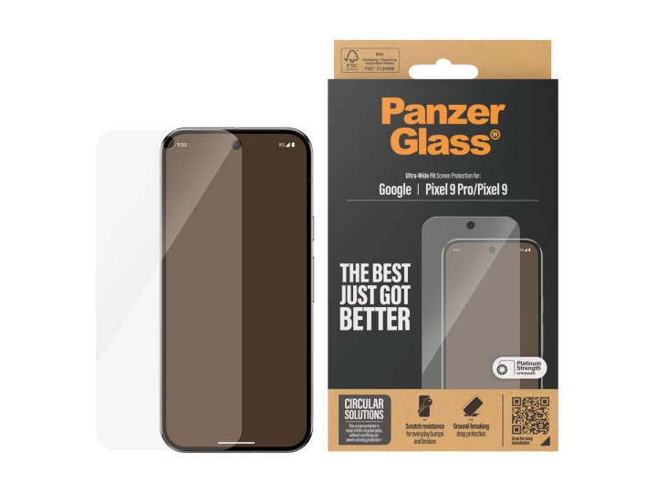 PanzerGlass Google Pixel 9, 9 Pro in de groep SMARTPHONE & TABLETS / Mobielbescherming / Google bij TP E-commerce Nordic AB (D10229)