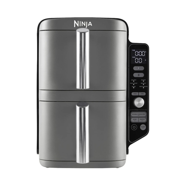 Ninja SL400EU Double Stack XL Airfryer 2.47kW Grey in de groep HUISHOUDEN & TUIN / Huishoudelijke apparaten / Airfryers & friteuses bij TP E-commerce Nordic AB (D10235)