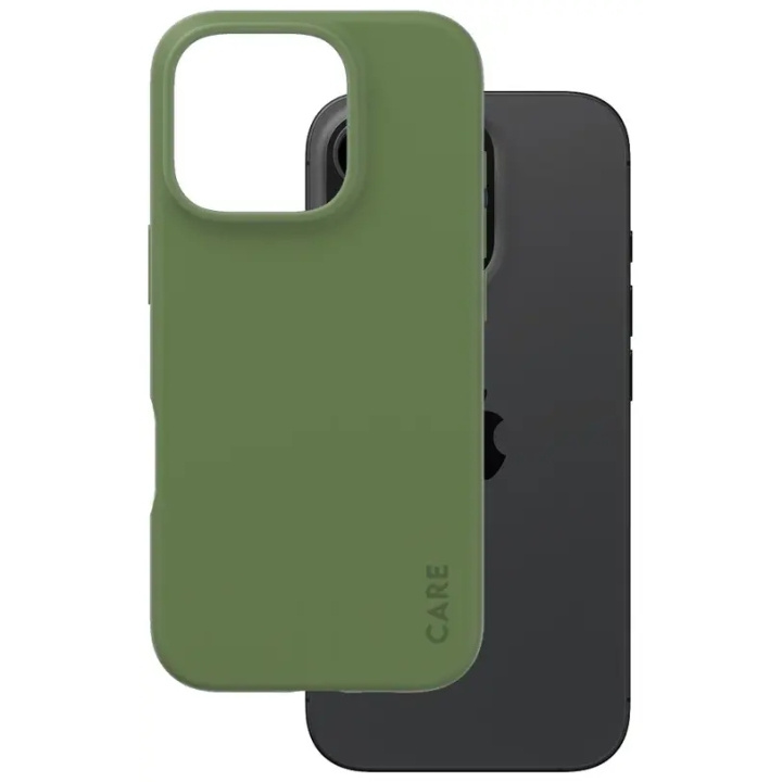 PanzerGlass CARE Trendy Case for iPhone 16 Pro Green in de groep SMARTPHONE & TABLETS / Mobielbescherming / Apple / iPhone 16 bij TP E-commerce Nordic AB (D10259)