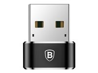 Baseus USB-C adapter Black in de groep COMPUTERS & RANDAPPARATUUR / Computerkabels / USB / USB-A bij TP E-commerce Nordic AB (D10282)