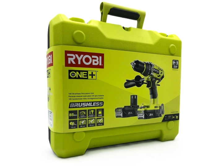 Ryobi One+ R18PD7-220B impact drill 2 batteries included 18V in de groep HUISHOUDEN & TUIN / Gereedschap / Schroevendraaiers bij TP E-commerce Nordic AB (D10353)