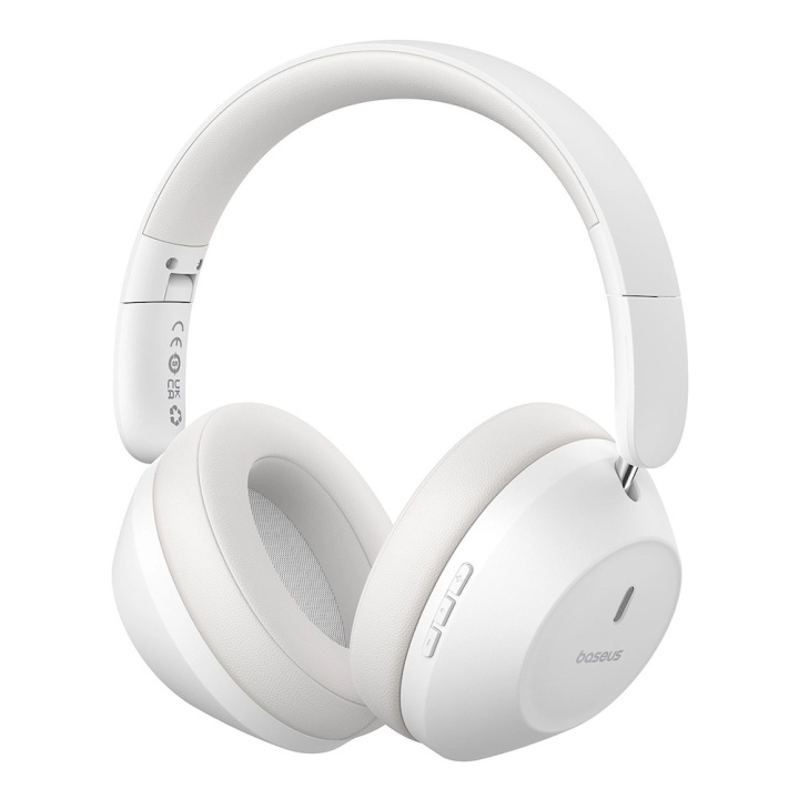 Baseus Bass 30 Max Stereo Wireless Headset White in de groep HOME ELECTRONICS / Audio & Beeld / Koptelefoon & Accessoires / Koptelefoon bij TP E-commerce Nordic AB (D10374)