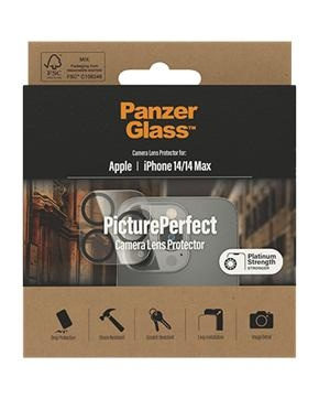 PanzerGlass Camera Protection iPhone 14/14 Plus in de groep SMARTPHONE & TABLETS / Mobielbescherming / Apple / iPhone 14 bij TP E-commerce Nordic AB (D10377)