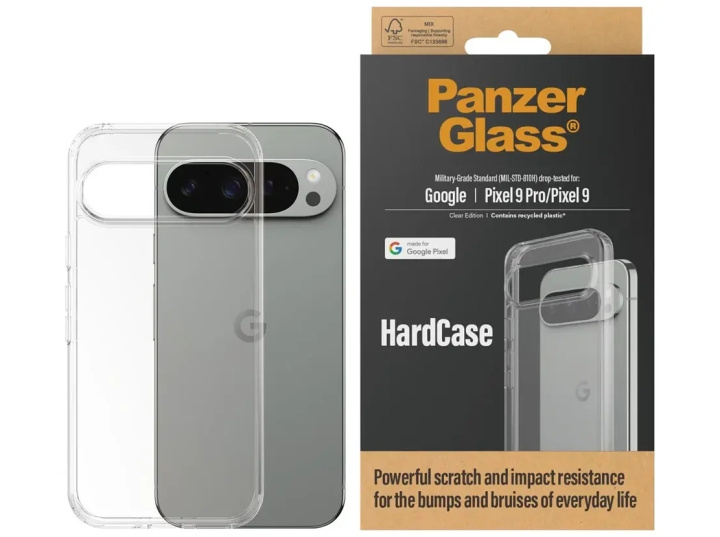 PanzerGlass HardCase Shell Google Pixel 9, 9 Pro, Transparent in de groep SMARTPHONE & TABLETS / Mobielbescherming / Google bij TP E-commerce Nordic AB (D10396)