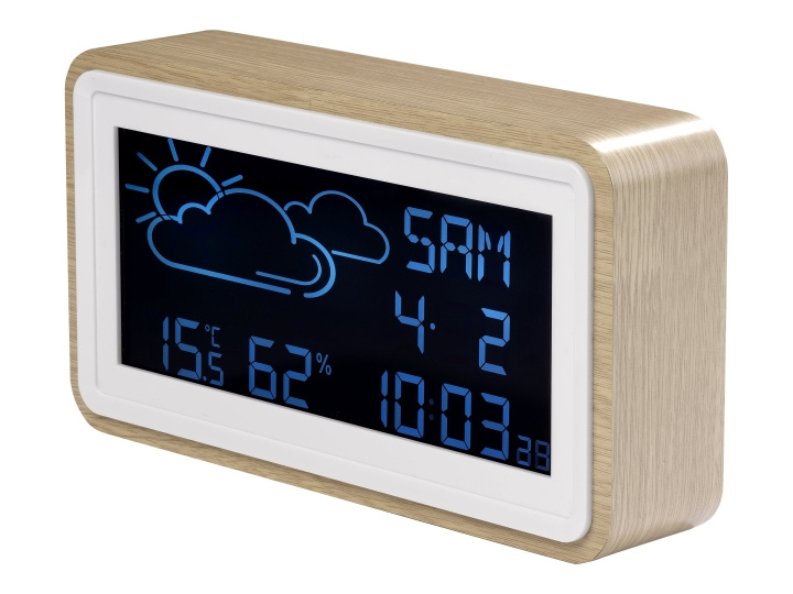 Denver WS-72 Weather Station Indoor Wood in de groep HUISHOUDEN & TUIN / Ventilatoren & Klimaatproducten / Thermometers en weerstations bij TP E-commerce Nordic AB (D10401)