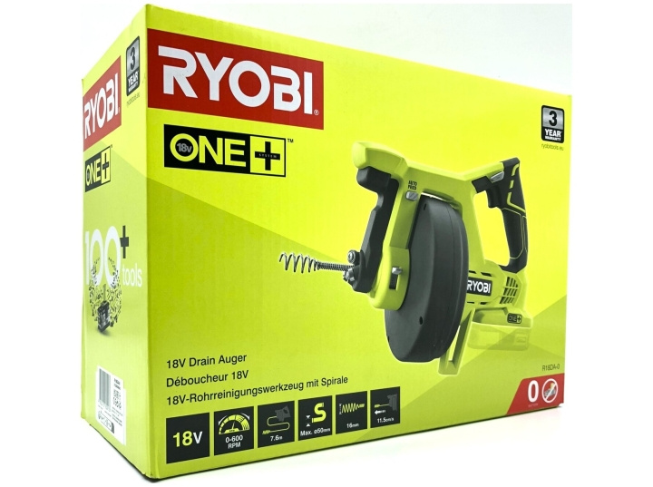 Ryobi ONE+ R18DA-0 18V Drain Cleaner No Battery in de groep HUISHOUDEN & TUIN / Gereedschap / Overig Elektrisch Gereedschap bij TP E-commerce Nordic AB (D10404)