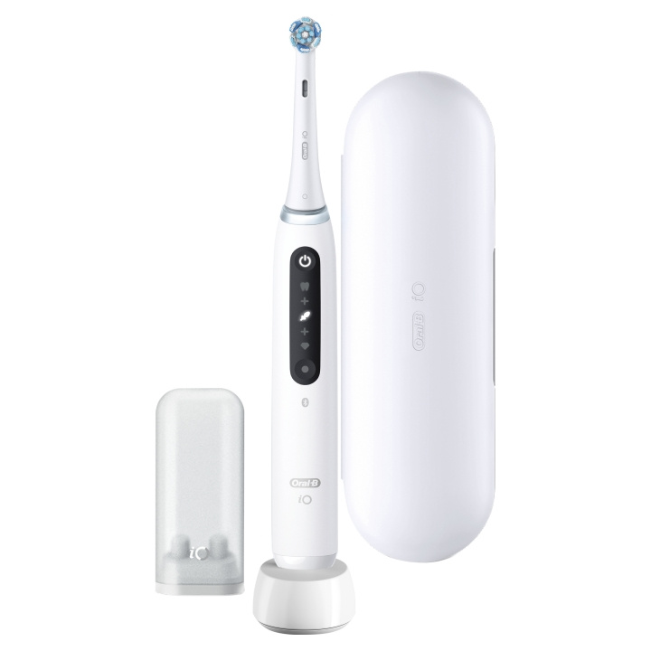 Oral B iO Series 5 Electric toothbrush, White in de groep BEAUTY & HEALTH / Mondverzorging / Elektrische tandenborstels bij TP E-commerce Nordic AB (D10478)