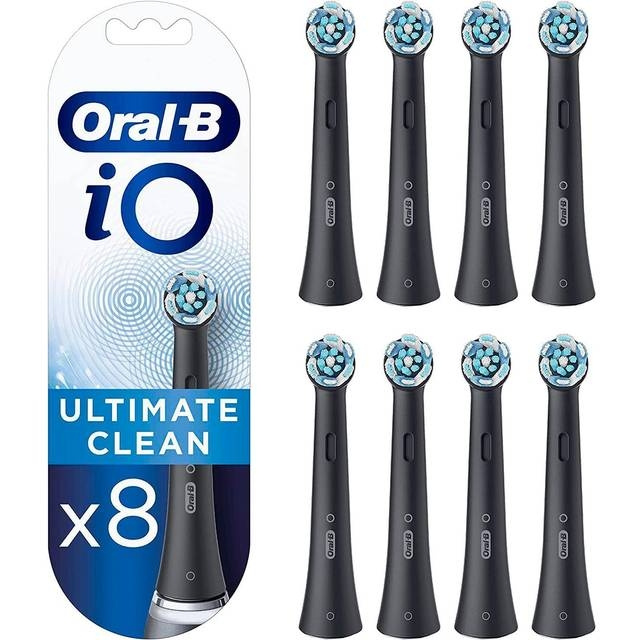 Oral B Electric Brush Heads iO Ultimate Clean, 8-pack Black in de groep BEAUTY & HEALTH / Mondverzorging / Elektrische tandenborstelaccessoires bij TP E-commerce Nordic AB (D10485)